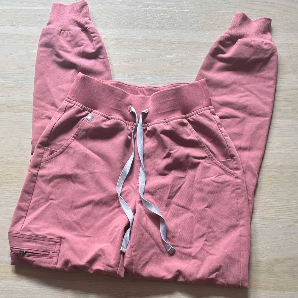 Figs Pink Jogger Sweatpants